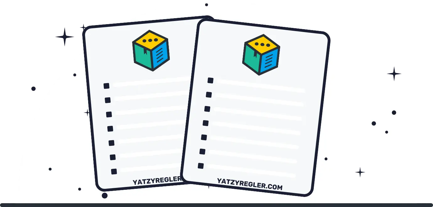 Maxi Yatzy protokoll färg 2 st