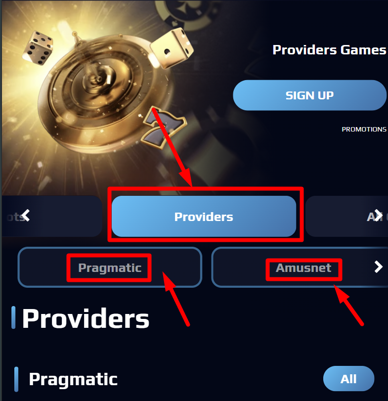 Mer etablerade spelleverantörer