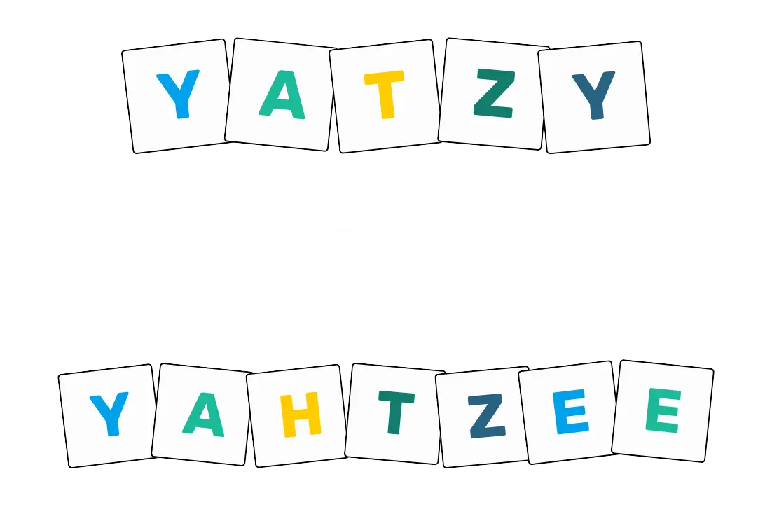 skillnaden mellan yatzy och yahtzee